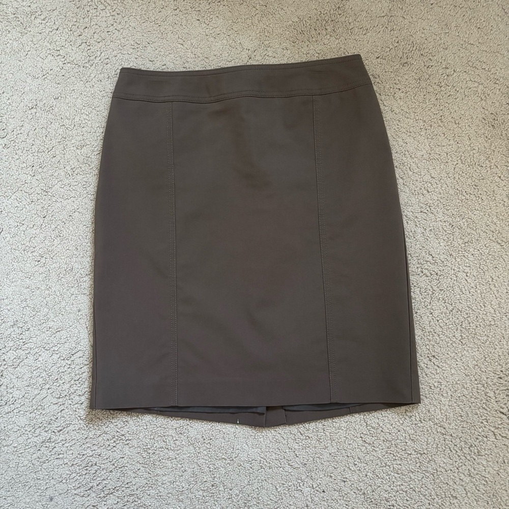Talbots 8P brown pencil skirt
